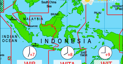 Perbedaan Waktu Indonesia Korea Selatan Waktu Pembagian Peta Gambar Dan ...