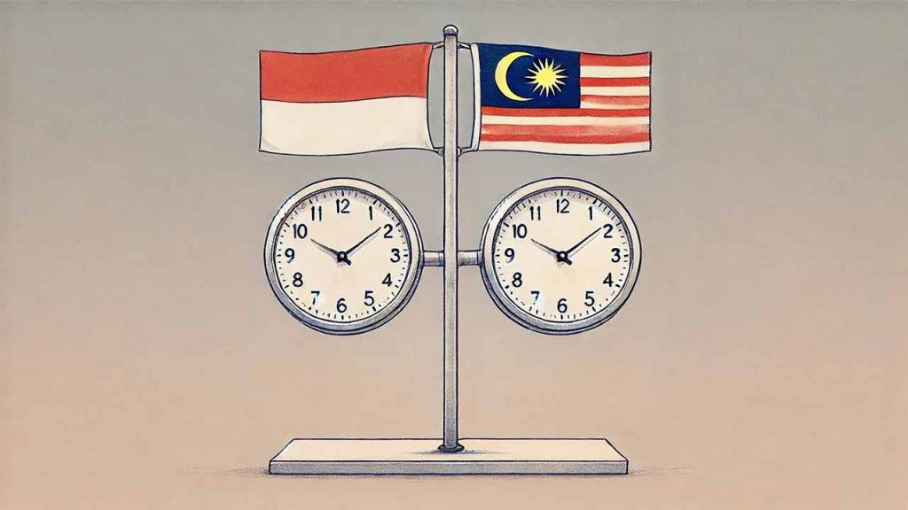 Pahami Perbedaan Waktu Indonesia Dan Malaysia Yang Hanya 1 Jam
