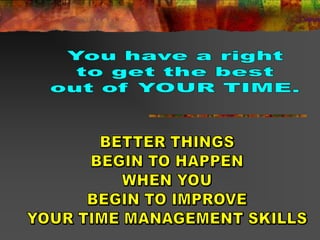 Time Management & Motivation | PPSX
