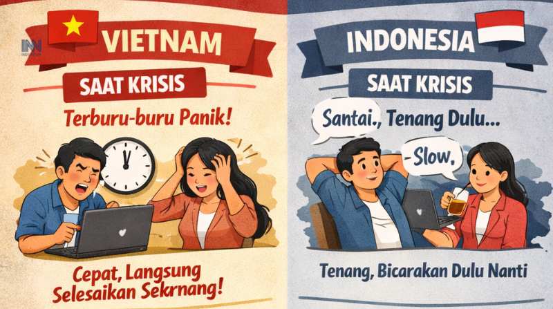 VIETNAM VS INDONESIA Perbedaan Rasa Krisis dan Tenggat Waktu - INN ...